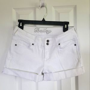 Bailey White Shorts
